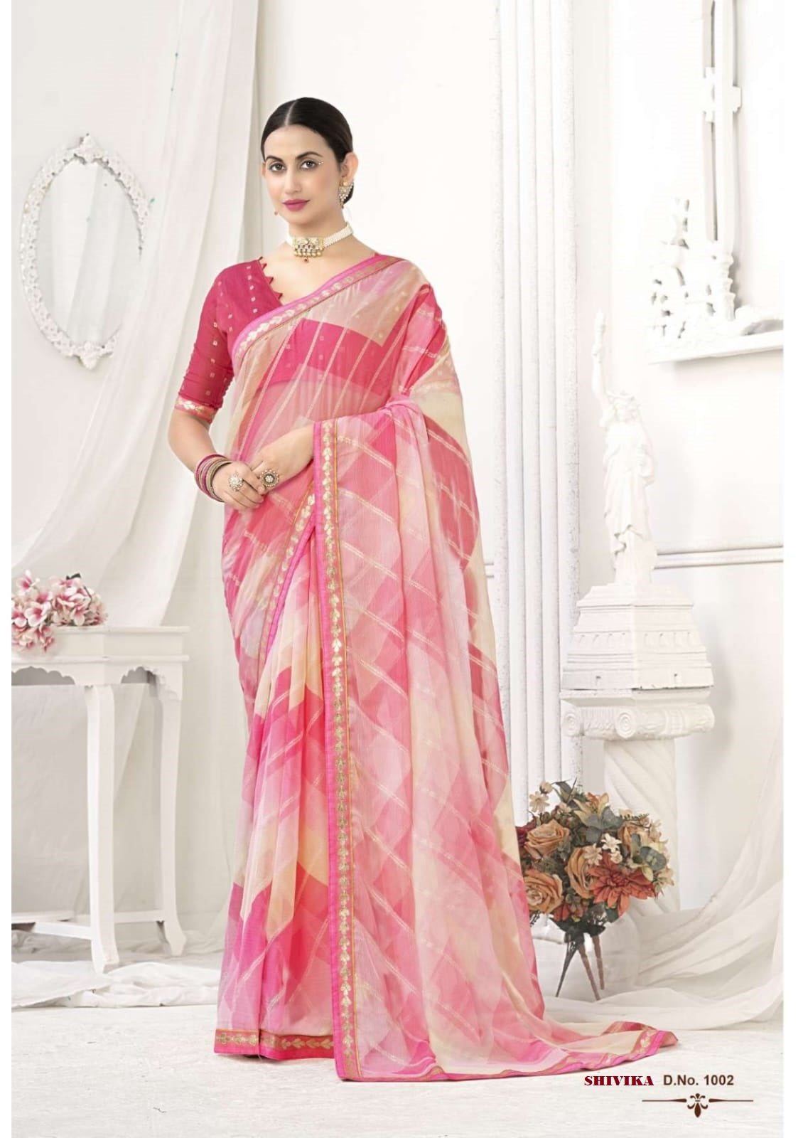 Shivika Shubh Shree Chiffon Sarees