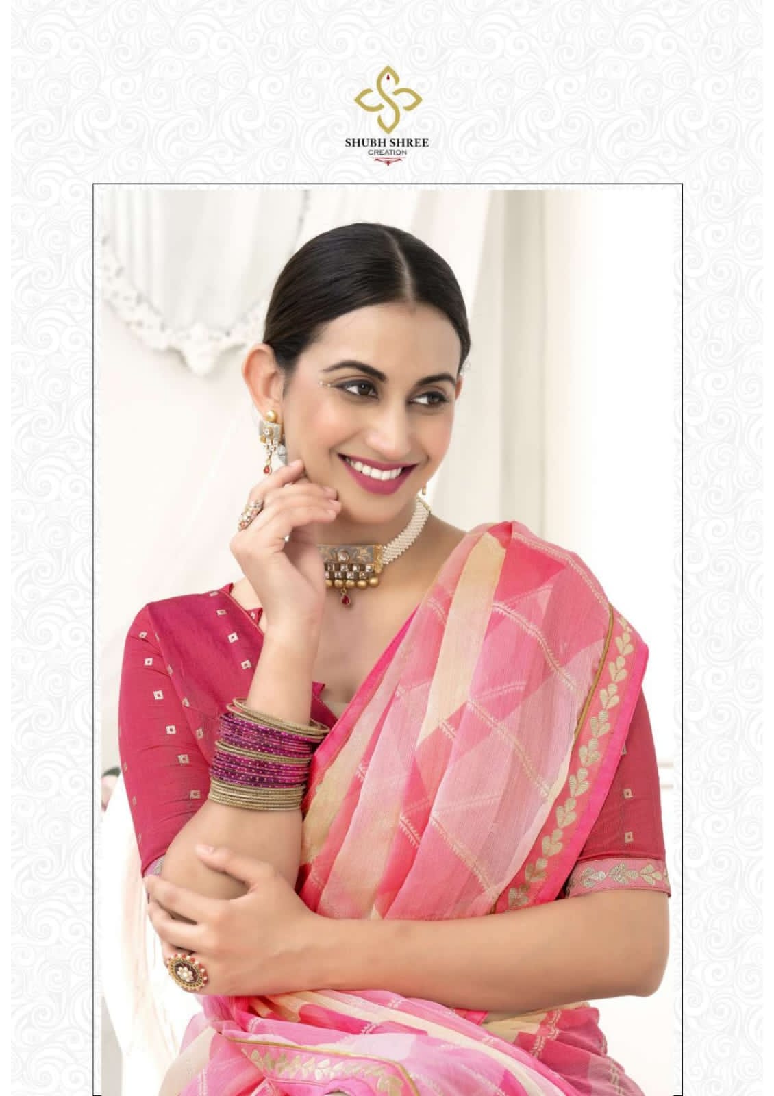 Shivika Shubh Shree Chiffon Sarees