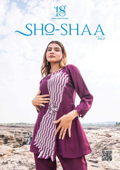 Sho Shaa Vol 6 18 Attitude Viscose Co Ord Set