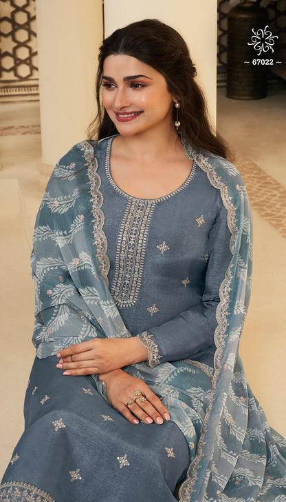 Shohini-Kuleesh Vinay Fashion Llp Dola Silk Pant Style Suits