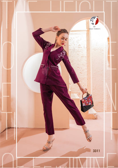 Showy Vol 2 Af Viscose Nylon Co Ord Set