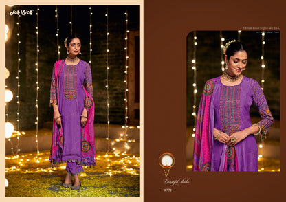 Shravya Jay Vijay Silk Pant Style Suits