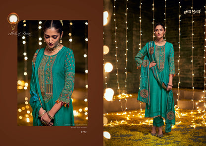 Shravya Jay Vijay Silk Pant Style Suits