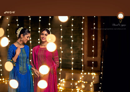 Shravya Jay Vijay Silk Pant Style Suits