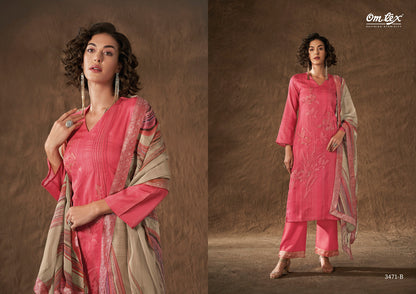 Shreya Omtex Canvas Pant Style Suits