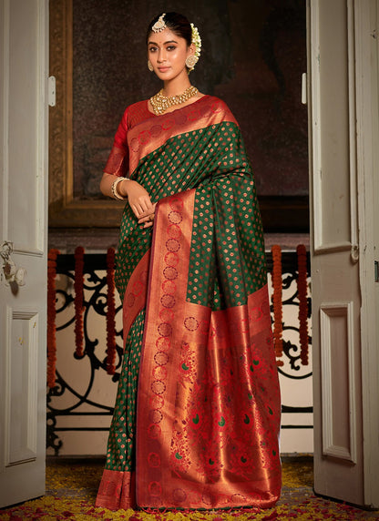 Shringaar Sangam Prints Banarasi Silk Sarees