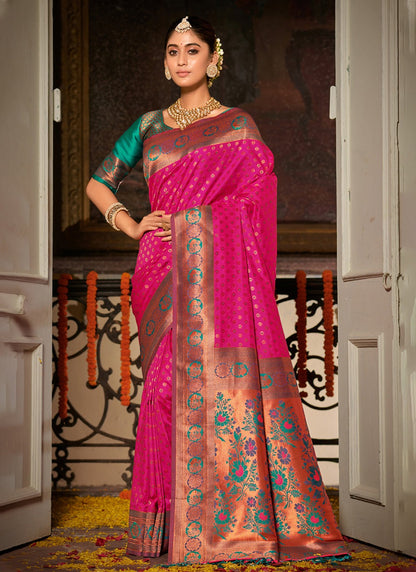 Shringaar Sangam Prints Banarasi Silk Sarees