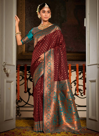 Shringaar Sangam Prints Banarasi Silk Sarees