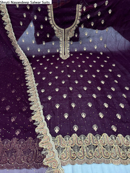 Shruti Nayandeep Viscose Salwar Suits