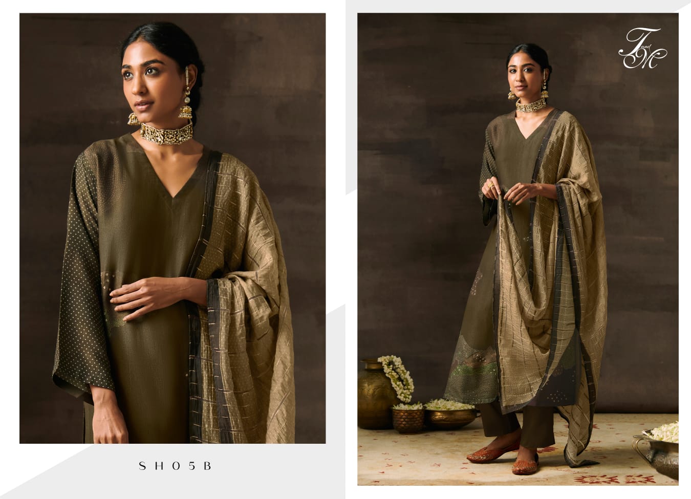 Shruti Tm Viscose Simmer Pant Style Suits