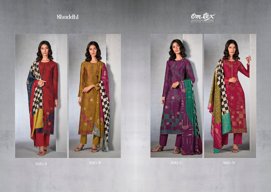 Shuddhi Omtex Silk Pant Style Suits