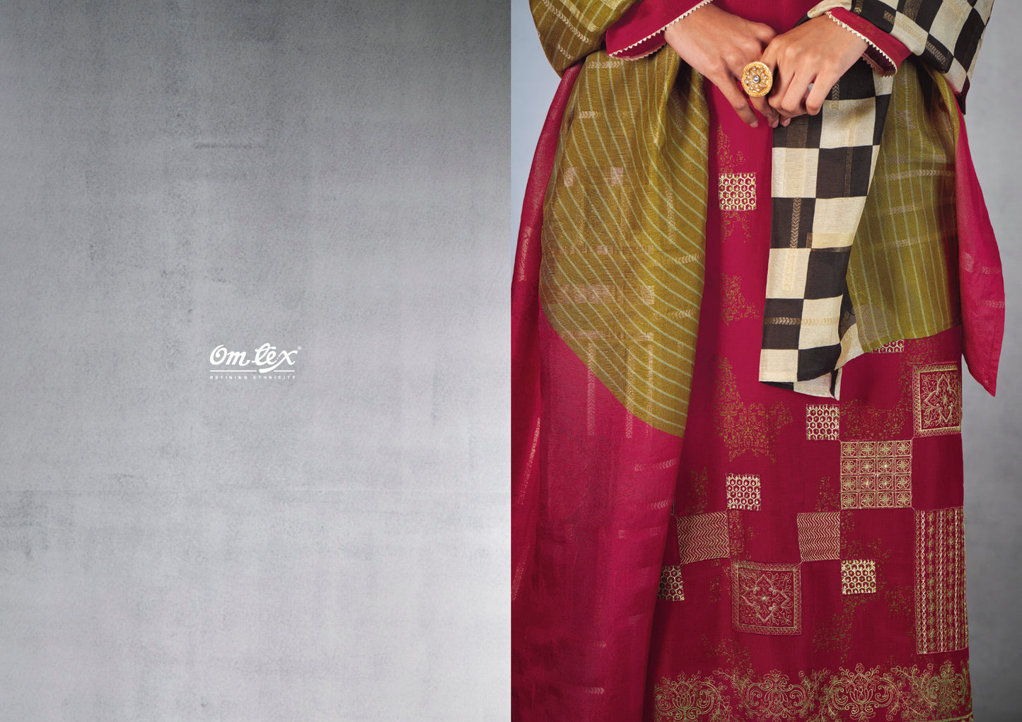 Shuddhi Omtex Silk Pant Style Suits