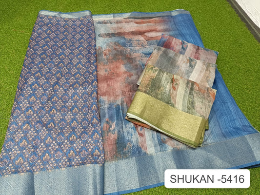 Shukan 5416 Kalpveli Lining Sarees