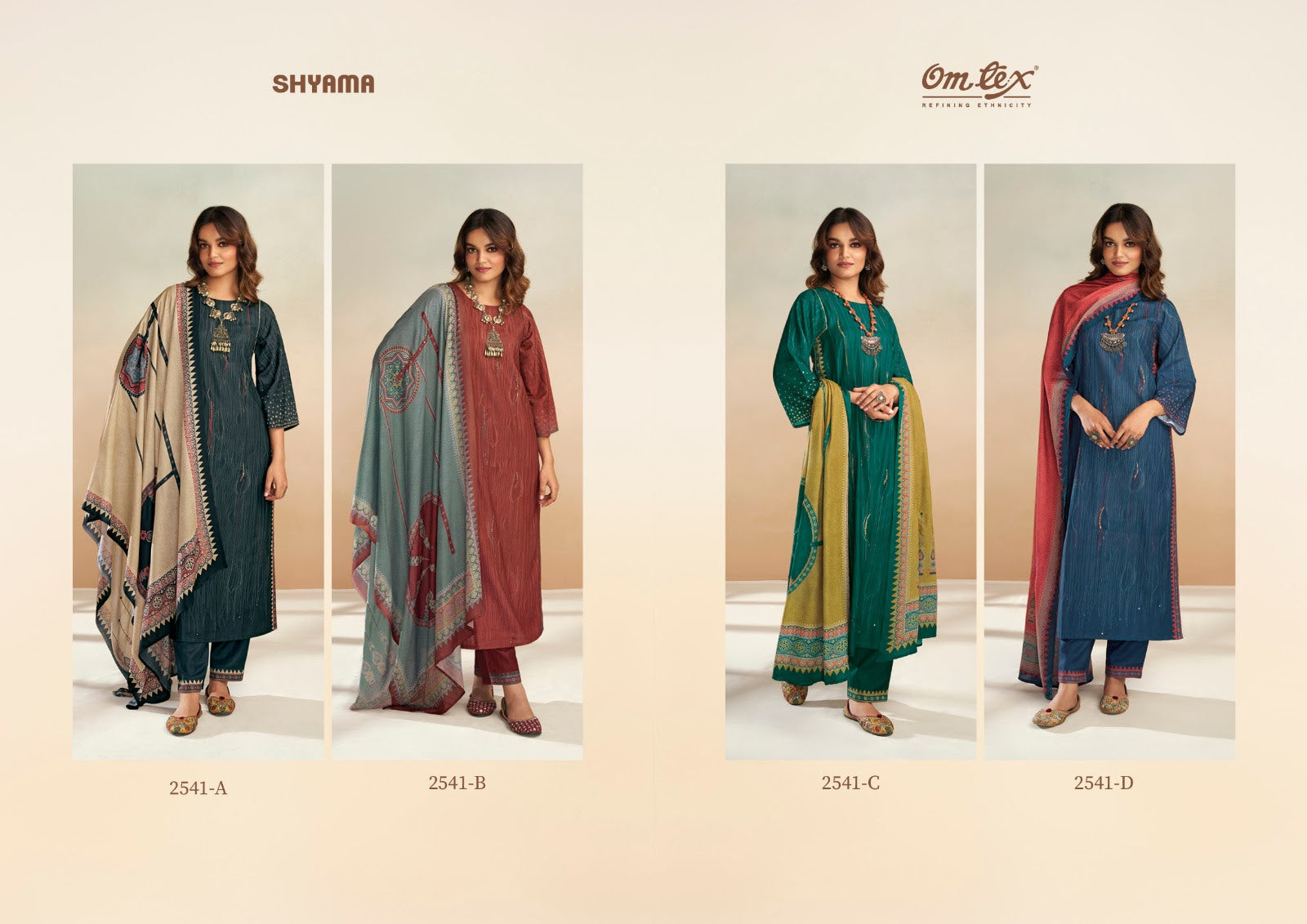 Shyama 2541 Omtex Pashmina Suits