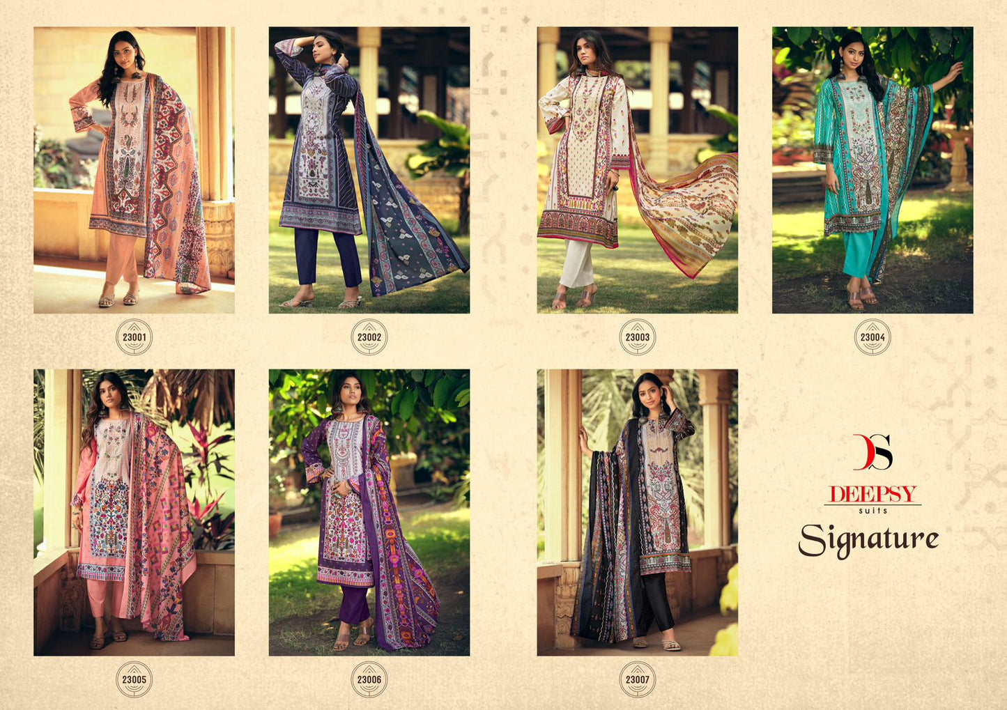 Signature Deepsy Cotton Karachi Salwar Suits