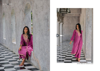Silk Of Bandhej Vol 2 Kilory Jaam Cotton Pant Style Suits