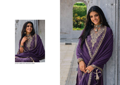 Silk Of Bandhej Vol 2 Kilory Jaam Cotton Pant Style Suits