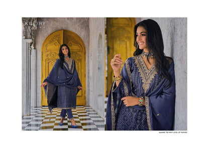 Silk Of Bandhej Vol 2 Kilory Jaam Cotton Pant Style Suits