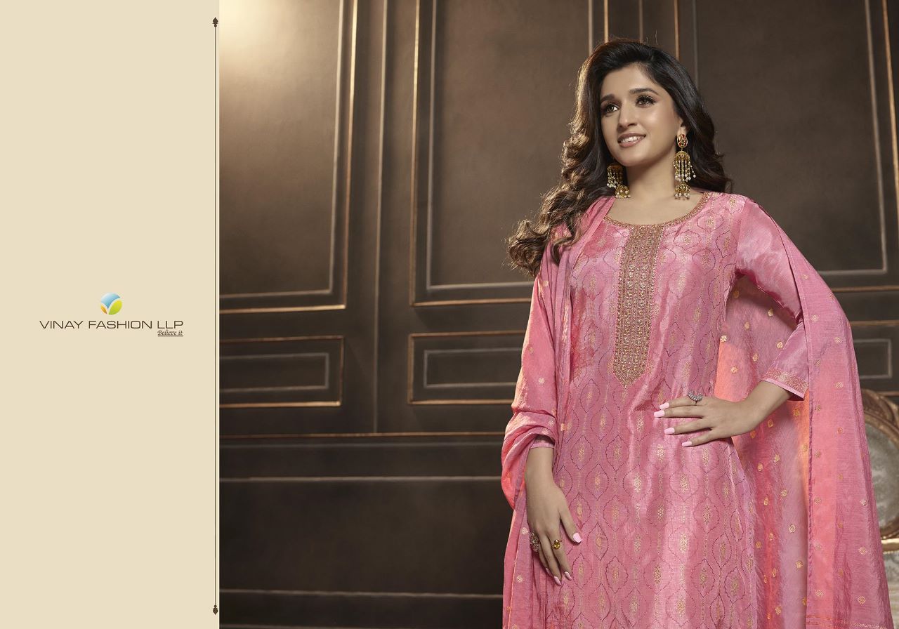 Silver Line Vinay Fashion Llp Jacquard Readymade Pant Style Suits