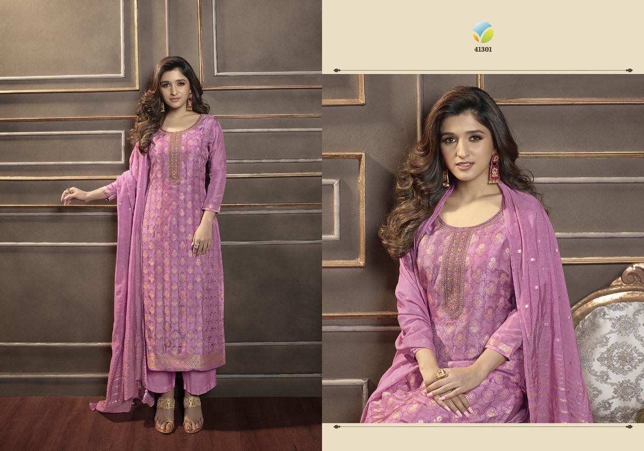 Silver Line Vinay Fashion Llp Jacquard Readymade Pant Style Suits