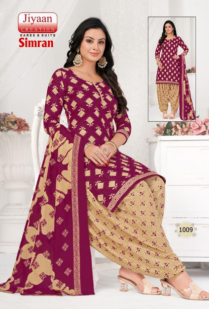 Simran Jiyaan Creation Cotton Dress Material