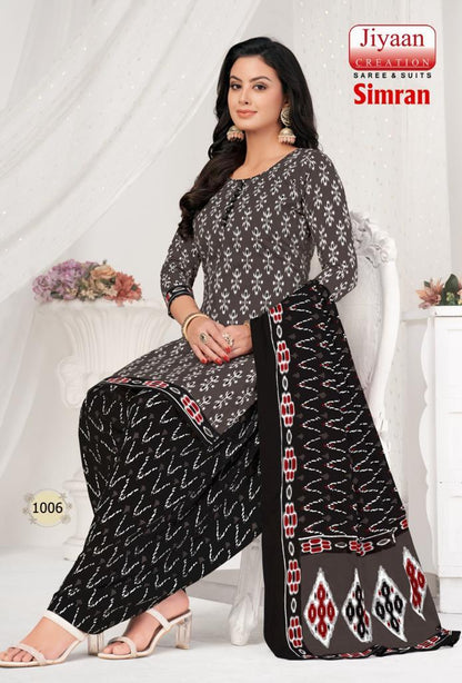 Simran Jiyaan Creation Cotton Dress Material