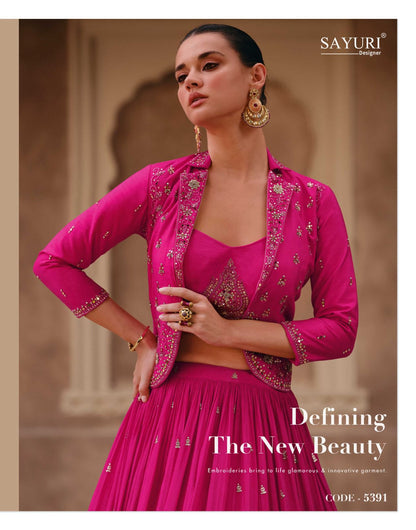 Simran Sayuri Silk Indo Western Pair