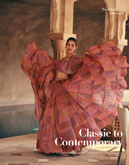 Simran Sayuri Silk Indo Western Pair