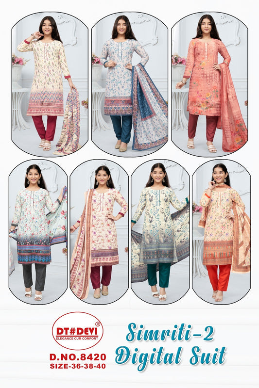 Simriti 2 Dt Devi Girls Readymade Pant Suits