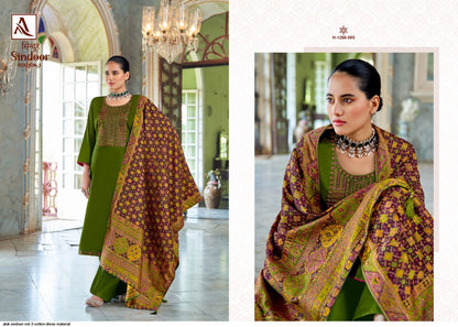 Sindoor-3 Alok Jaam Cotton Plazzo Style Suits