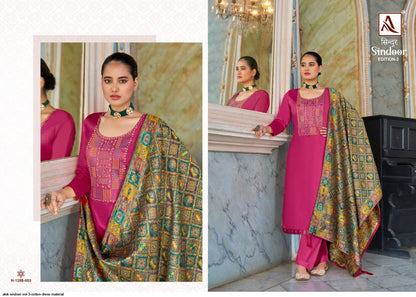 Sindoor-3 Alok Jaam Cotton Plazzo Style Suits