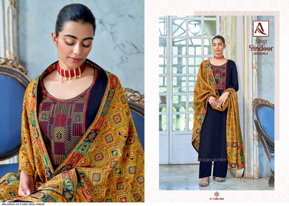 Sindoor-3 Alok Jaam Cotton Plazzo Style Suits