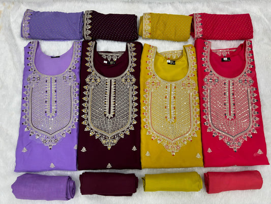 Sip Aarohi Organza Readymade Pant Style Suits
