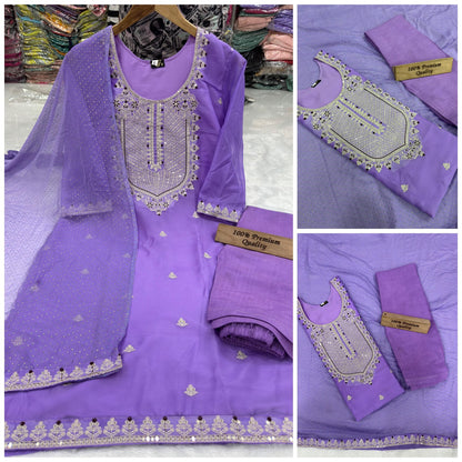 Sip Aarohi Organza Readymade Pant Style Suits