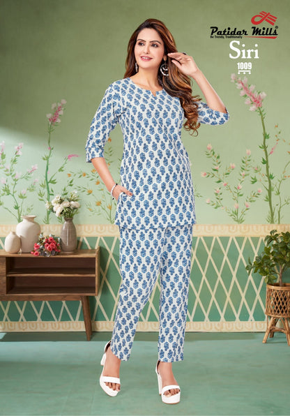 Siri Patidar Mills Cotton Co Ord Set