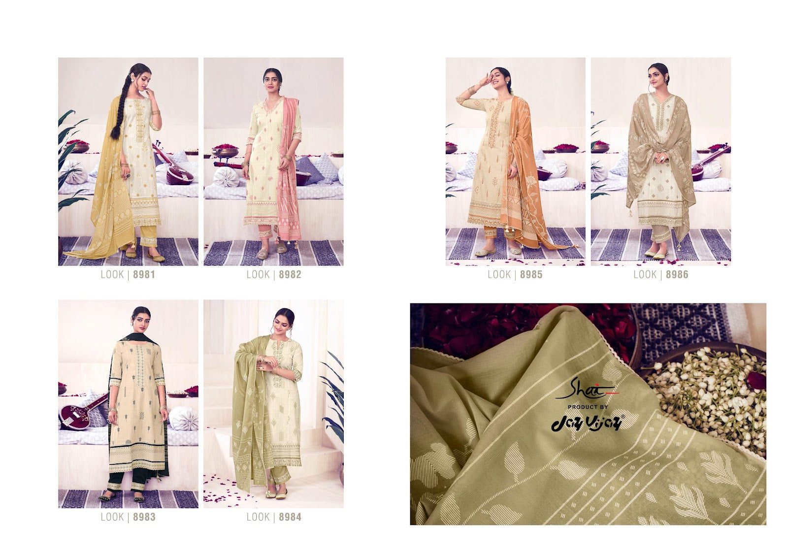 Sitaar Jay Vijay Cotton Pant Style Suits