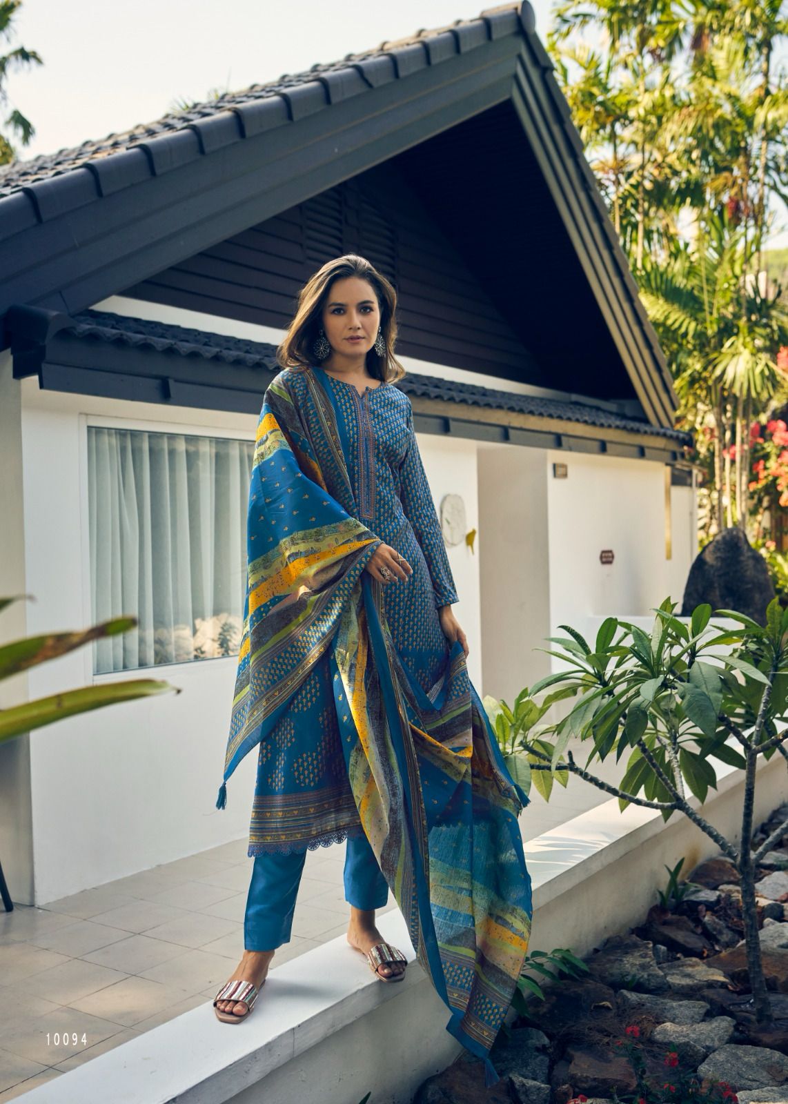 Siyana Sadhana Muslin Pant Style Suits