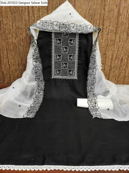 Slub 201023 Gangour Salwar Suits