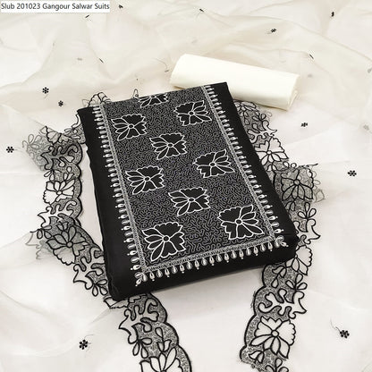 Slub 201023 Gangour Salwar Suits