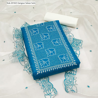 Slub 201023 Gangour Salwar Suits
