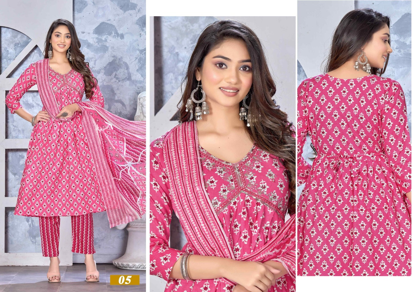 So Stunning Mlm Kalash Lifestyle Cotton Readymade Pant Style Suits