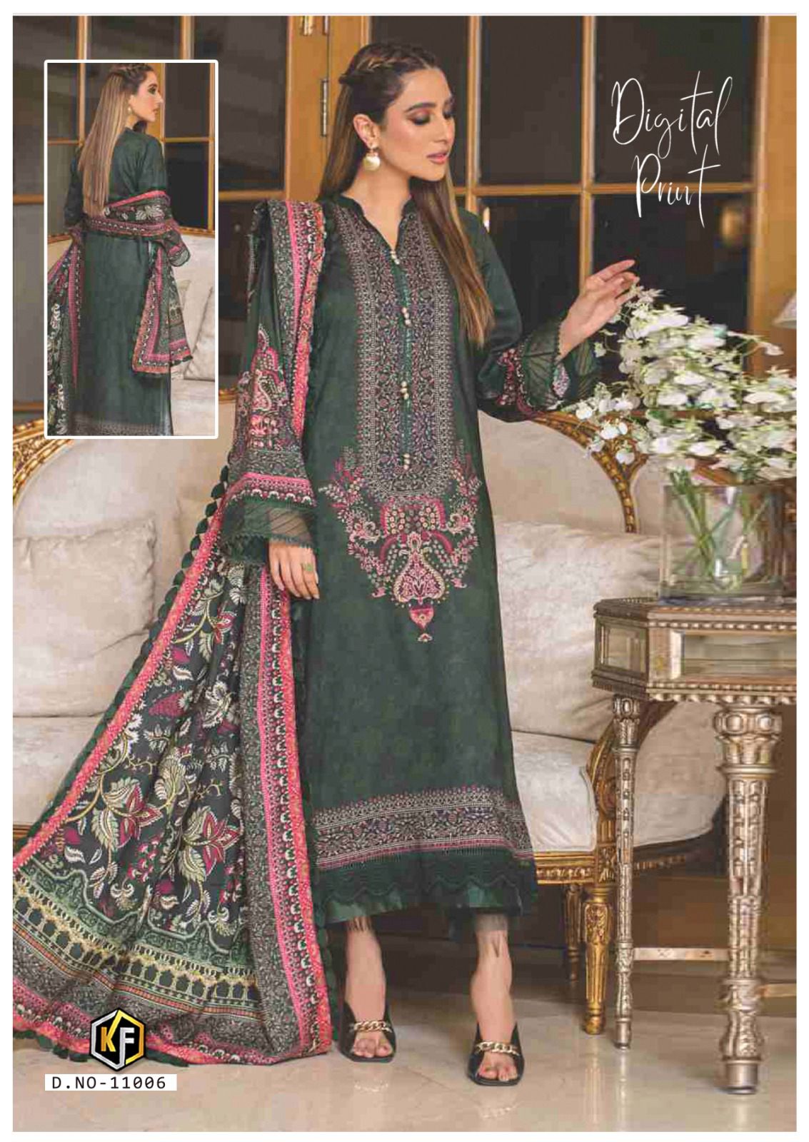 Sobia Nazir Vol 11 Keval Fab Cotton Karachi Salwar Suits