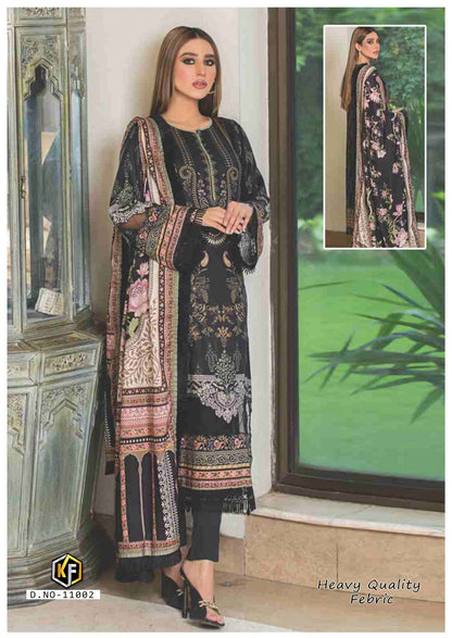 Sobia Nazir Vol 11 Keval Fab Cotton Karachi Salwar Suits