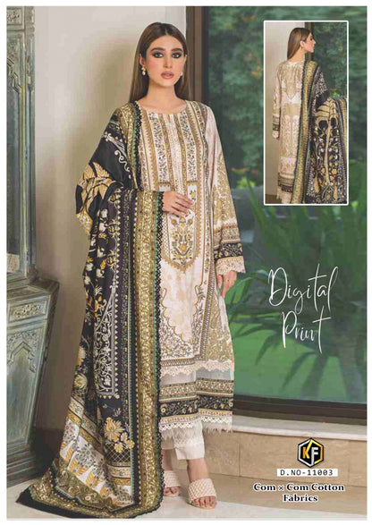 Sobia Nazir Vol 11 Keval Fab Cotton Karachi Salwar Suits