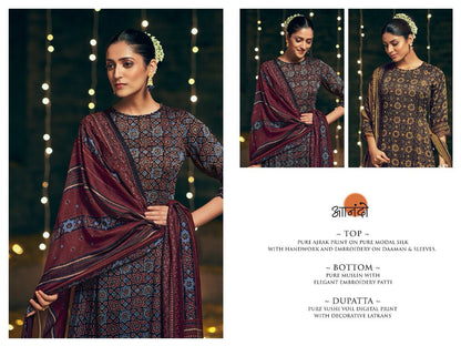 Sofiana 3150-Ab Anando Modal Silk Pant Style Suits