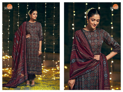 Sofiana 3150-Ab Anando Modal Silk Pant Style Suits