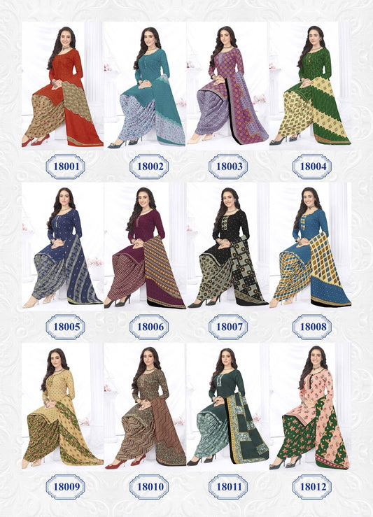 Sofiya Vol 18 Kanika Readymade Cotton Patiyala Suits