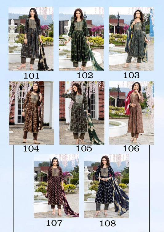 Soft Touch Vol 4 Master Rayon Readymade Pant Style Suits