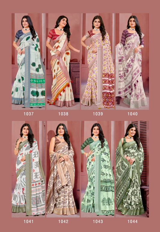 Softy Lilen Silk Part 6 Vinamra Sarees