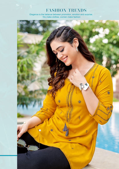 Softy Mittoo Rayon Stylish Short Tops